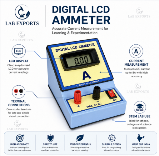 Digital LCD Ammeter
